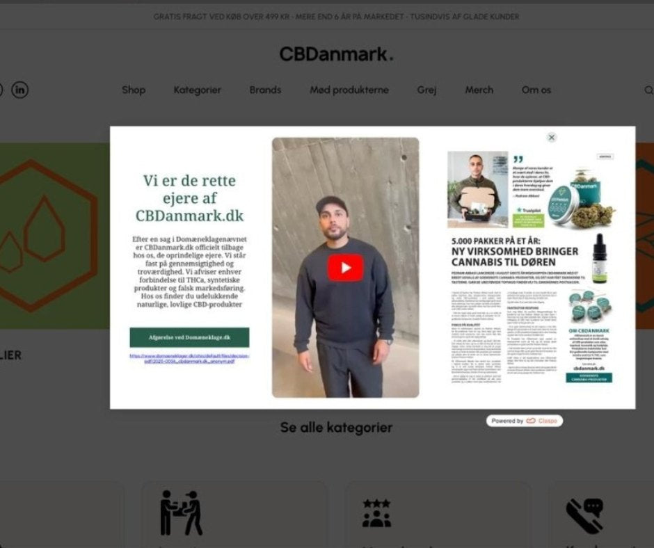 CBDanmark.dk er tilbage hos de oprindelige ejere