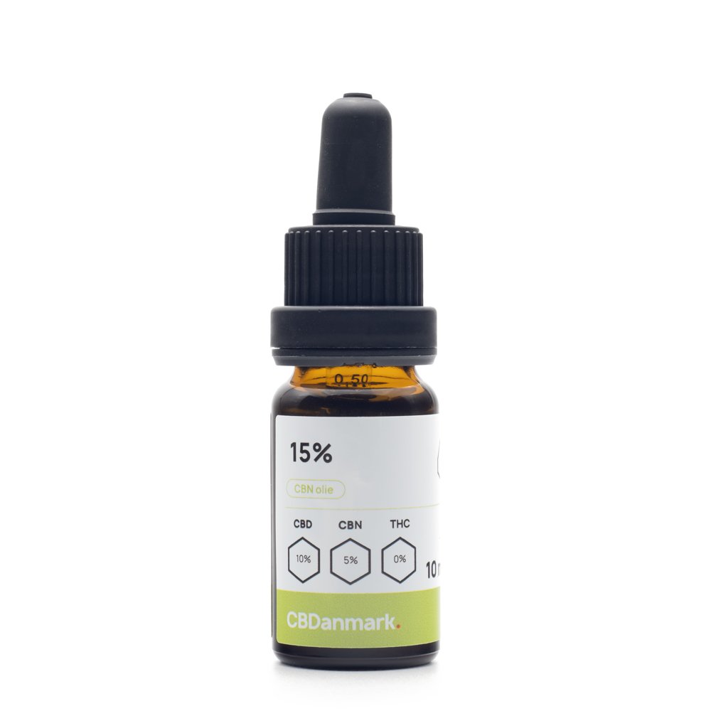 Øko Fuldspektret Nat Olie – 15% CBD+CBN